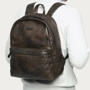 Frye Brown Leather Backpack